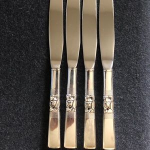 Oneida Community "Morning Star" knives (set of four)